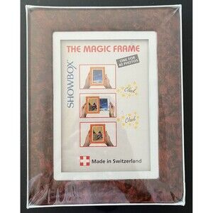 THE MAGIC FRAME SHOWBOX Holds Forty 4” x 6” Photos Swiss Made New Sealed